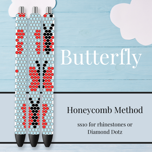 Butterfly Pen Template